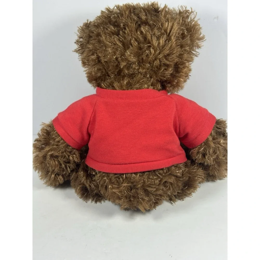 Liberty University Plush Stuffed Bear With Red Shirt Plushland 10 in